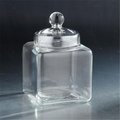 Diamond Star Diamond Star 64651 9.5 x 6 x 6 in. Glass Jar with Lid; Clear 64651